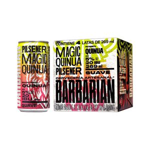 Barbarian MAGIC QUINUA Pilsener Lata (269ml) Pack x 4