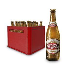 Cerveza Arequipeña Botella Retornable (620ml) Caja x 12