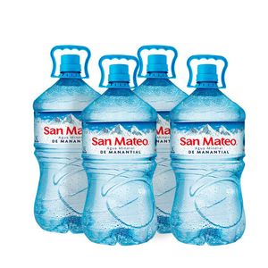 4 packs San Mateo Sin Gas 7 litros