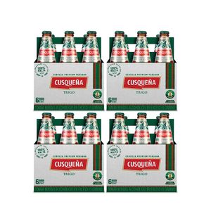 4 Sixpacks Cusqueña Trigo Botella (310ml)
