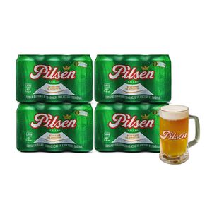 4 Sixpacks Pilsen Callao Lata (355ml) + Chopp Pilsen Callao