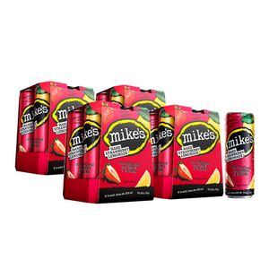4 Fourpacks Mike's Hard Strawberry Lemonade Lata (350ml)